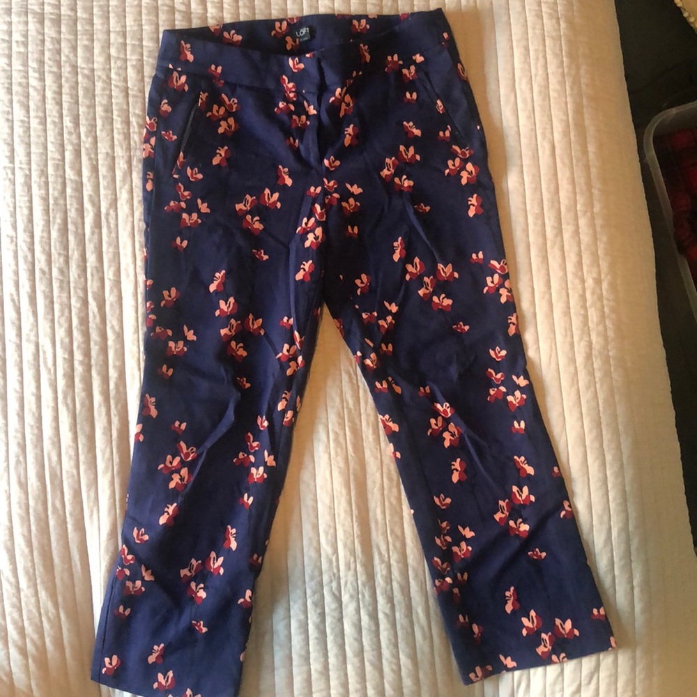 LOFT - Floral dress pants